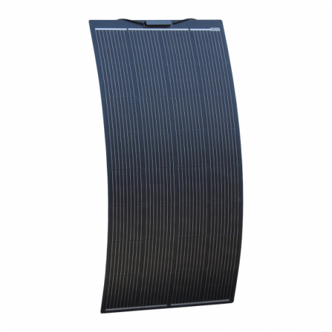 200w Black Monocrystalline Semi-Flexible Solar Panel
