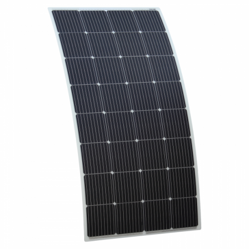 200w Monocrystalline Semi-Flexible Solar Panel - Rear Junction Box