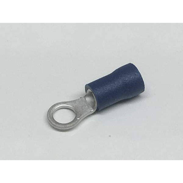 Blue 4.2mm pre-insulated blue ring terminal