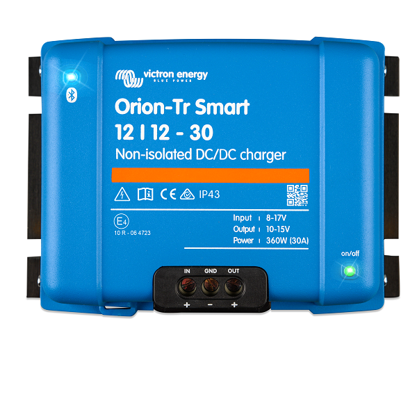 Victron Orion Tr Smart 12v 30A Non Isolated DC-DC B2B Split Charge Kit