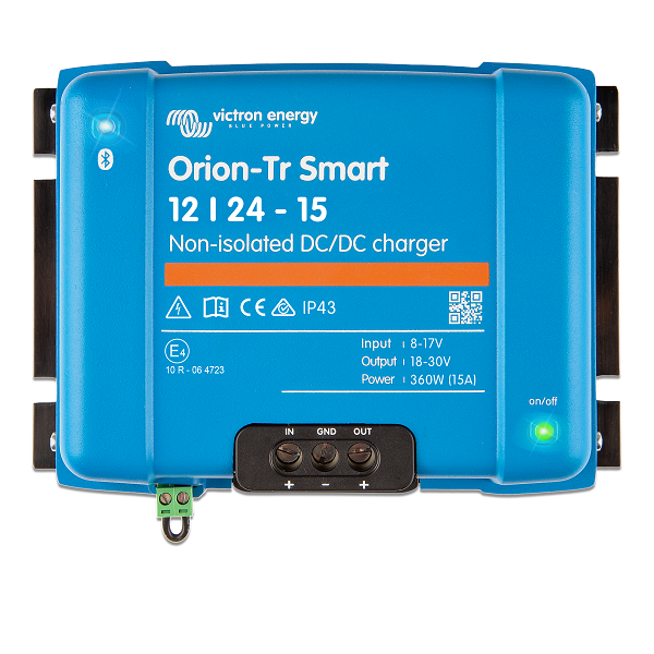Victron Orion-Tr Smart 12/24 15A Non Isolated DC-DC Battery to Battery Charger