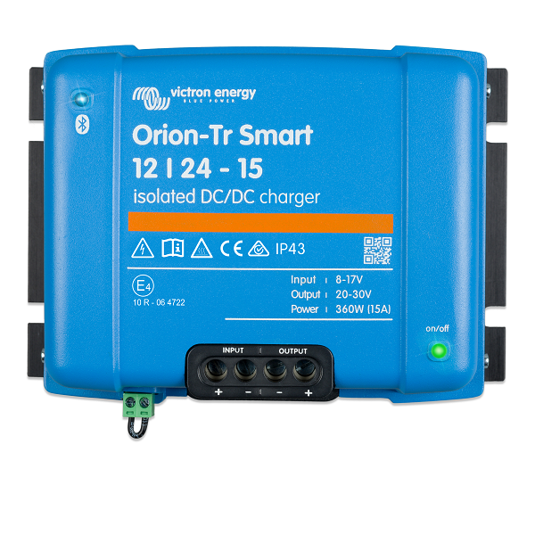 Victron Orion-Tr Smart 12/24 15A Isolated DC-DC Battery to Battery Charger