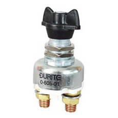 Durite Battery Isolator with Fixed Key - 100A 24V Durite 0-605-01