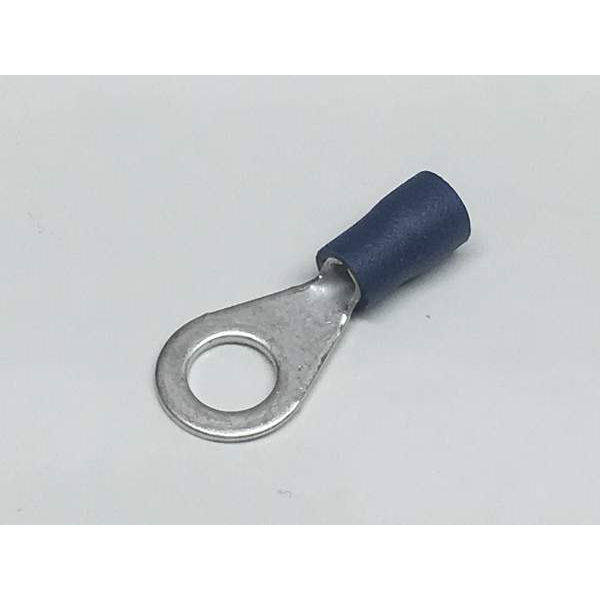 Blue Pre Insulated 6.4mm Ring Terminal