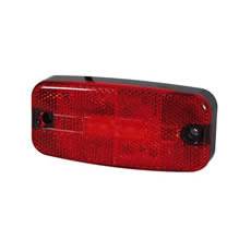 Durite Rear Marker Lamp Red LED Rectangular 12/24V 0-170-65 - Simply Split Charge