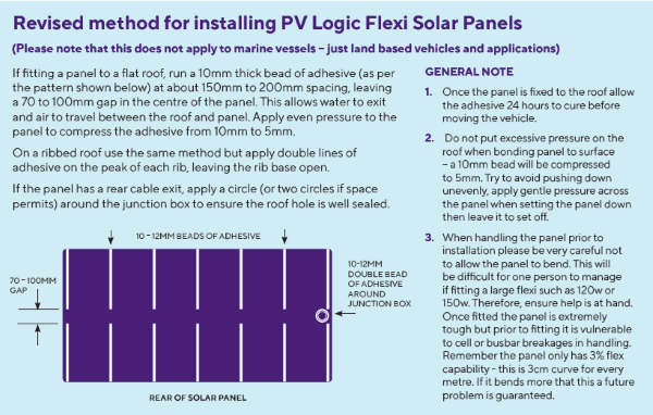 PV Logic 100w Semi-Flexible Solar Panel
