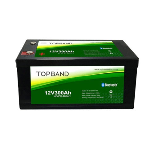 Topband B Series 12V 300Ah Lithium Battery With Bluetooth &amp; Heater R-B12300A