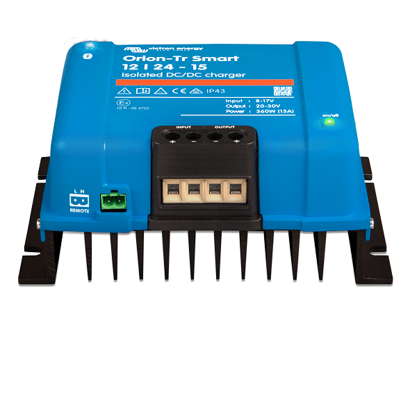 Victron Orion Tr Smart 12v-24v 15A Isolated DC-DC B2B Split Charge Kit - Simply Split Charge