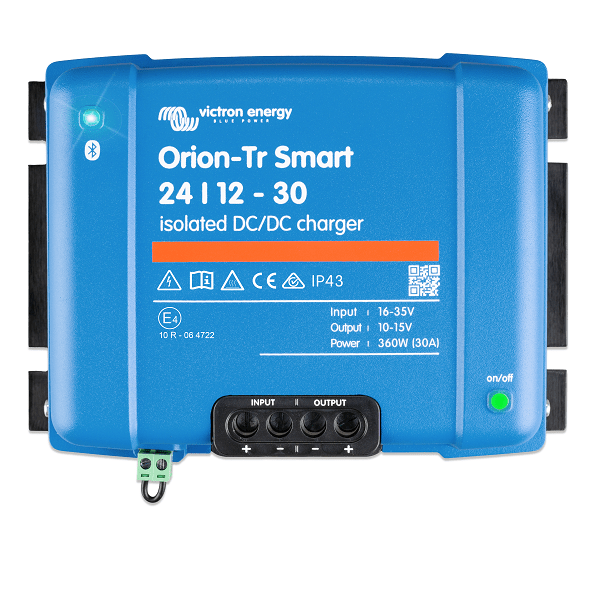 Victron Orion Tr Smart 24v-12v 30A Isolated DC-DC B2B Split Charge Kit - Simply Split Charge