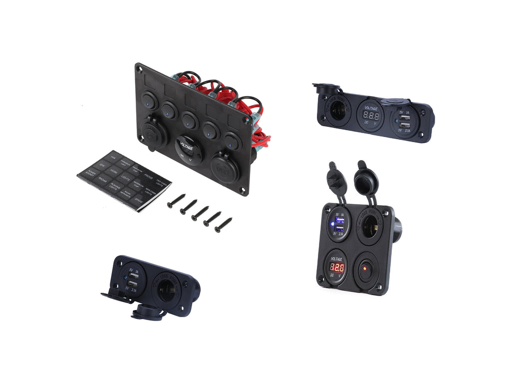 Power Sockets - USB -Panels - Simply Split Charge