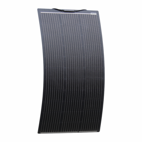 100w Black Monocrystalline Semi-Flexible Solar Panel