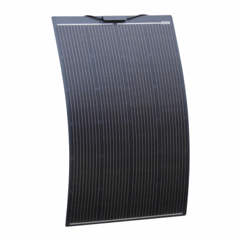 150w Black Monocrystalline Semi-Flexible Solar Panel