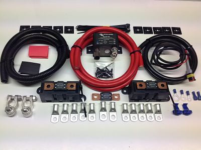Split Charge Kit with Victron Cyrix-CT 12/24v 230amp VSR  300amp 40mm² Cable