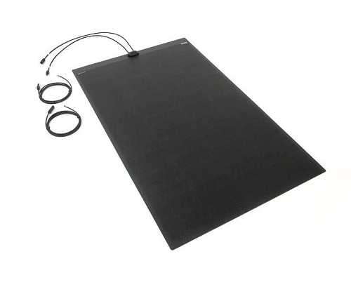 PV Logic 250w Semi-Flexble Solar Panel Black - Top Exit