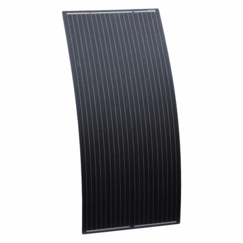 180w Black Rear Junction Box Semi-Flexible Solar Panel Kit with Victron Enery 75/15 Smart Solar MPPT