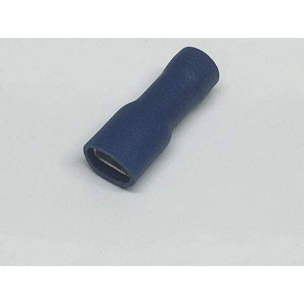 Blue 4.8mm Female Spade Insulated Crimp Terminal