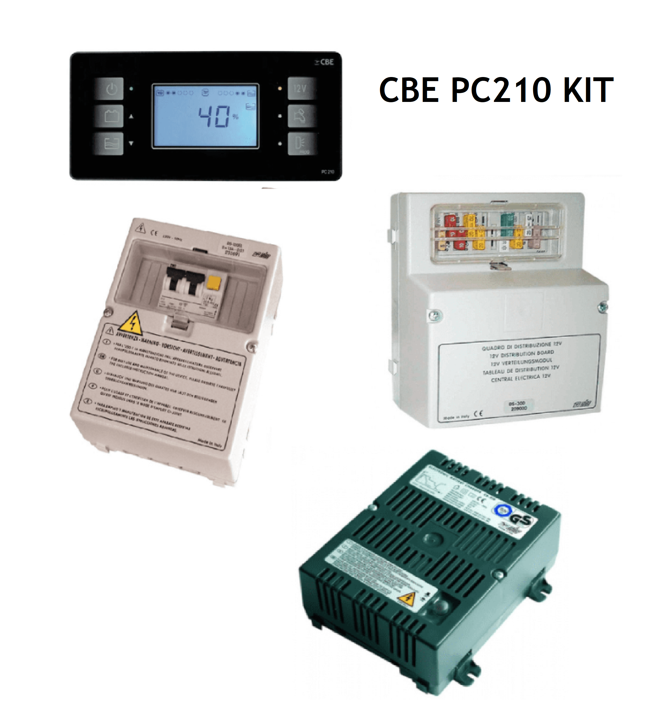 CBE PC210 kit Black - Simply Split Charge