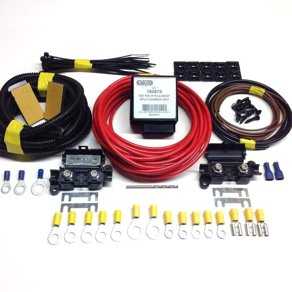 Split Charge Kit - 70amp VSR - 42amp cable