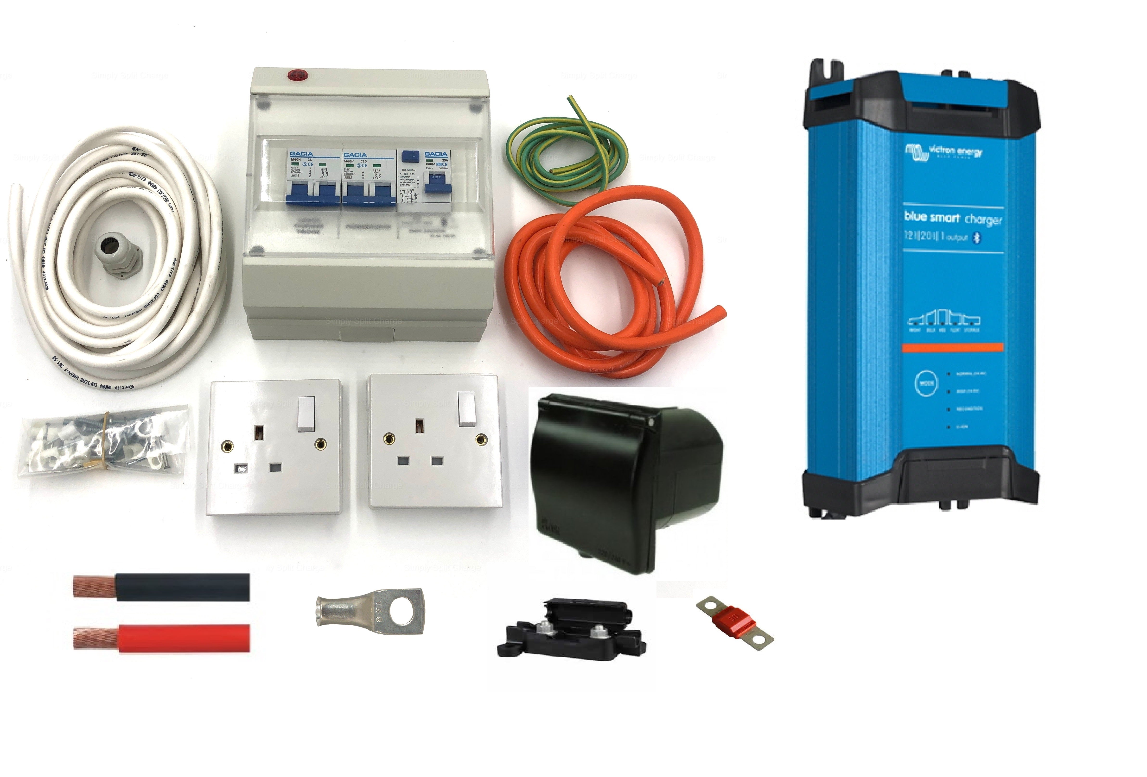 20amp Victron Energy Battery Charger + MHU System 
