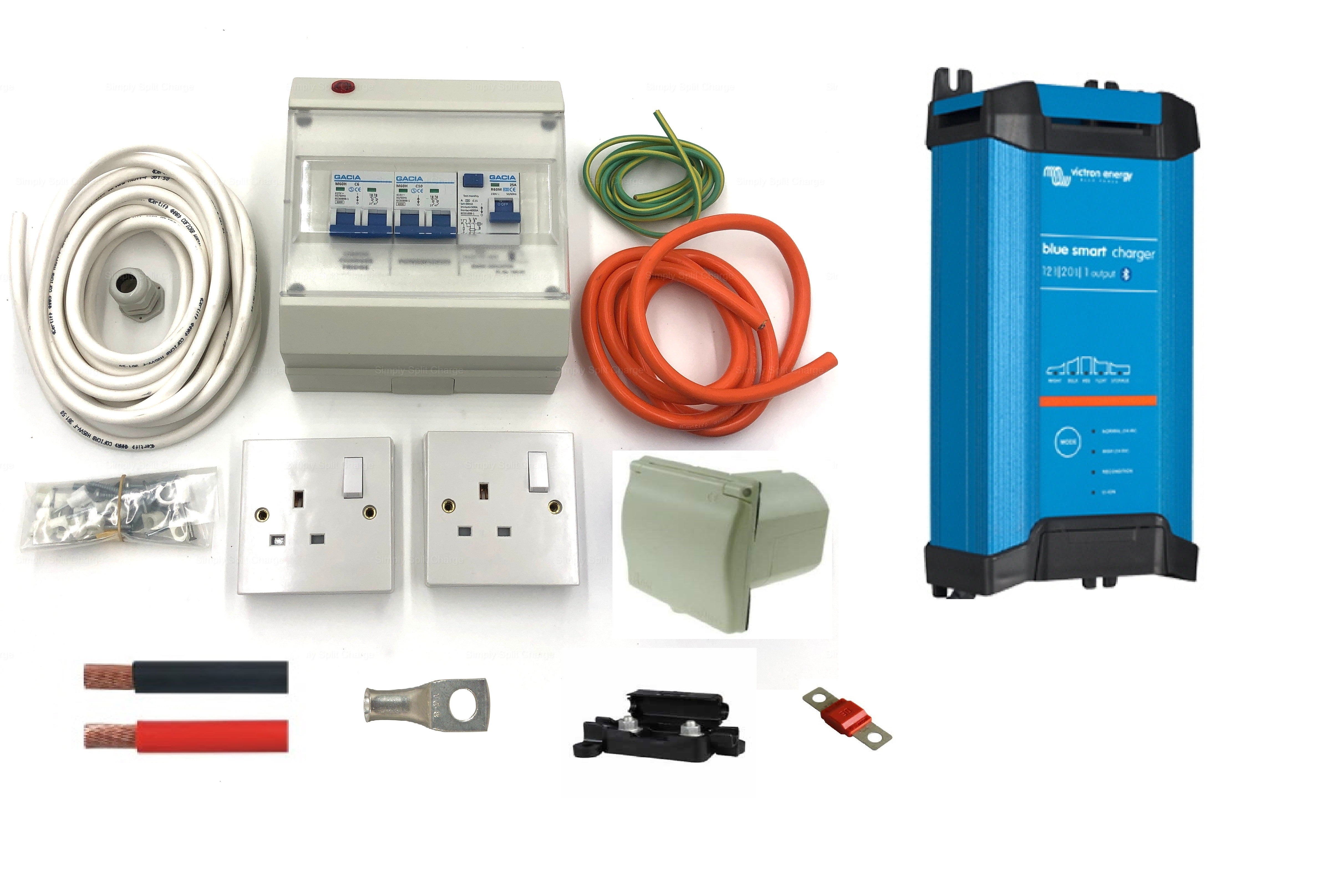 20amp Victron Energy Battery Charger + MHU System 