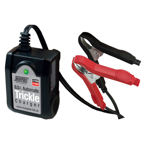 Maypole MP7402 0.5A 12V DC Automatic Trickle Battery Charger