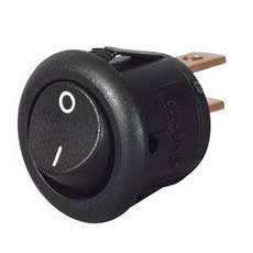 On/Off Mini Round Rocker Switch - 12/24V | Simply Split Charge