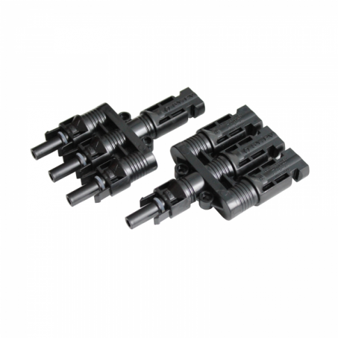 Pair MC4-compatible connectors 3-1 Branch connectors for linking two solar panels / leads