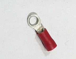 Red Insulated 4.2mm Ring Terminal