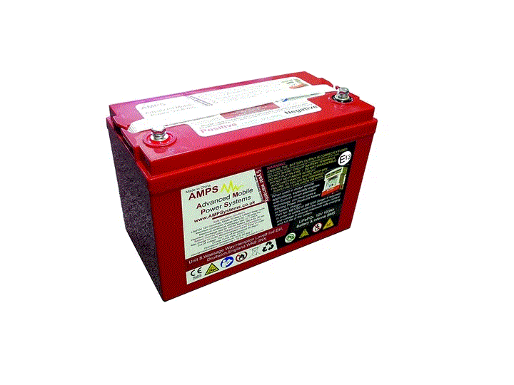 Sterling Power 12v 100ah LiFePO4 Deep Cycle Battery with Bluetooth BMS