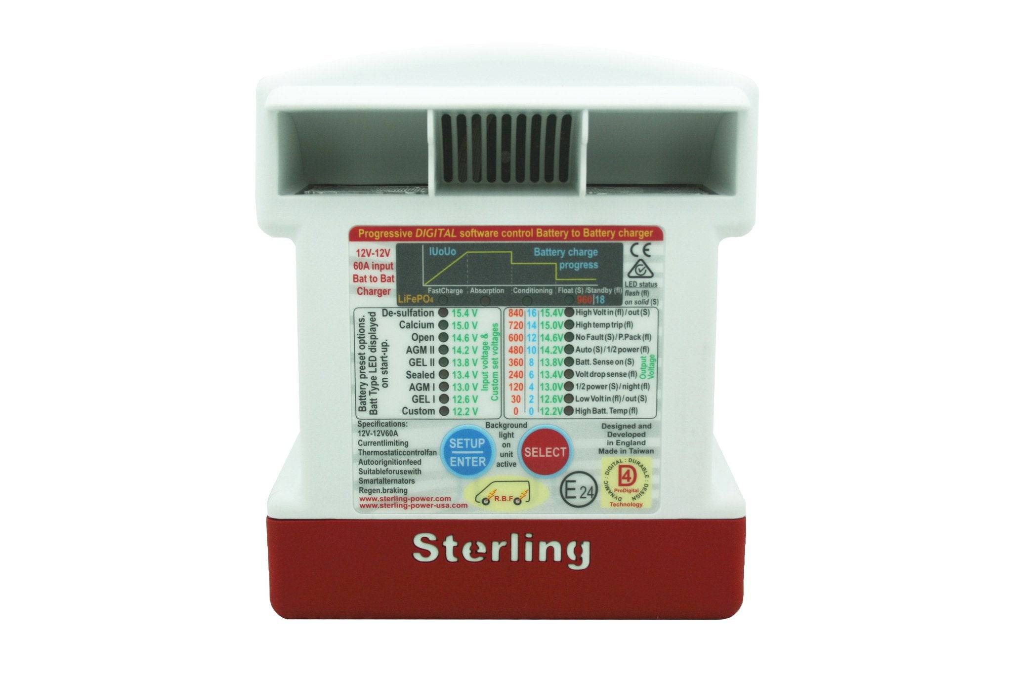 Sterling Power BB1260 12v 60amp kit - Simply Split Charge